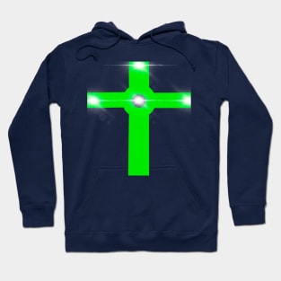 Green Crucifix Hoodie